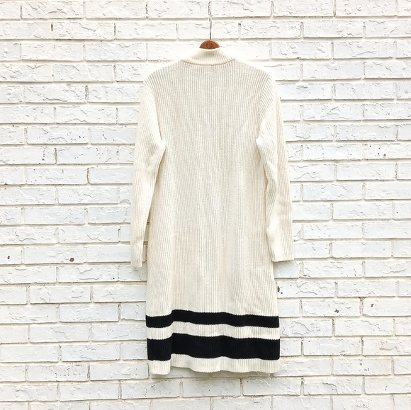 Lauren Ralph Lauren Long Chunky Stripe Cardigan - Picture 5 of 6